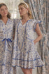 Eve Floral Taris Ruffe Mini Dress